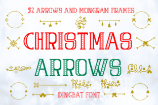 Christmas Arrows: The Perfect Dingbats and Fonts for Holiday Branding