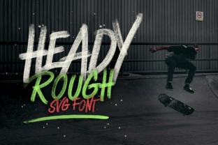 Heady Rough Fonts: A Display Review for Sellers