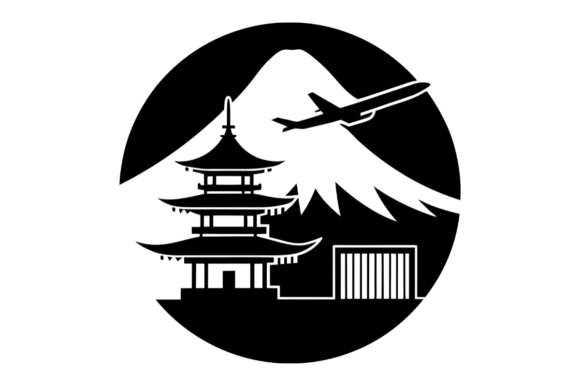 Japanese Pagoda Mount Fuji Airplane Review