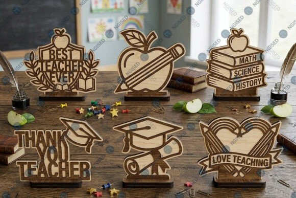 Laser Cut Teacher Appreciation SVG Bundl for Other Celebrations