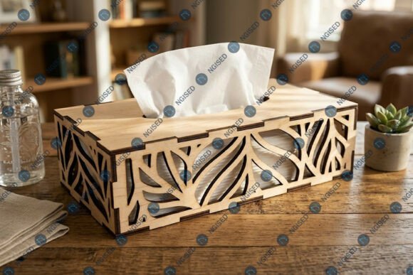 Laser Cut Tissue Box SVG for Organizers