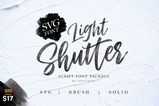 Light Shutter: A Modern Script Amp Fonts for Editorial Design