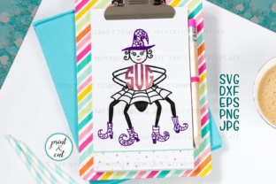 Spider Monogram Graphics for Crafts and Custom Projects