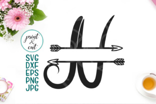 Split Monogram Font N: A Designer's Review for Graphics and Crafts