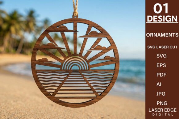 Summer Beach Ornaments Laser Cut Review